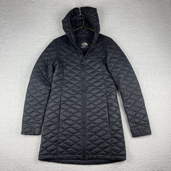 The North Face Women's ThermoBall Insulated Hooded Parka II  Black Size XS - Picture 1 of 16